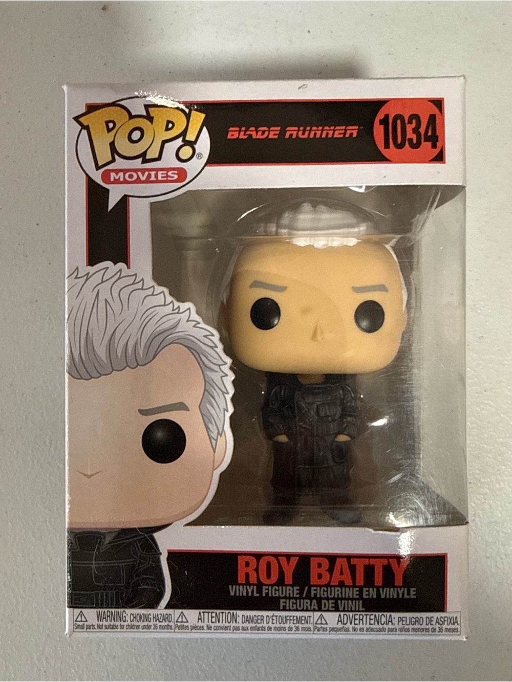 Funko Blade Runner Roy Batty Blonde Hair Black Outfit Pop! #1034